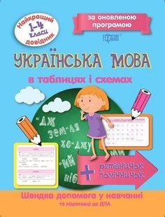 Найкращий довідник. Українська мова в таблицях і схемах 1-4 класи - Щербак Г.В. TOR0086 фото