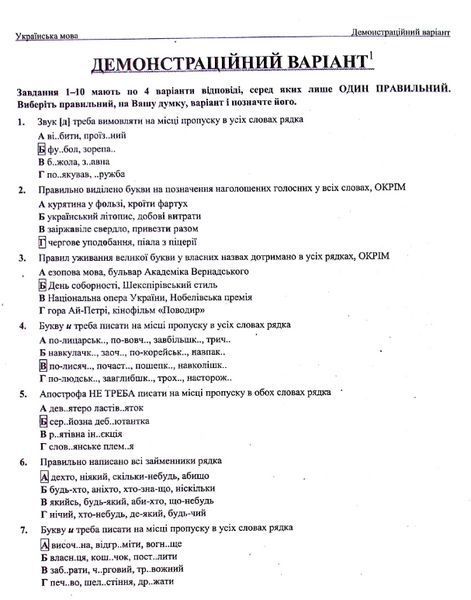 "Национальный Мультипредметный Тест. Украинский язык: тестовые задания в формате НМТ 2025" &ndash; Белецкая О. PIP0209 фото